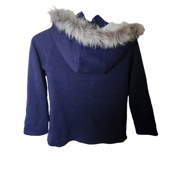 Girl blue winter Jacket - Picture 3 of 3